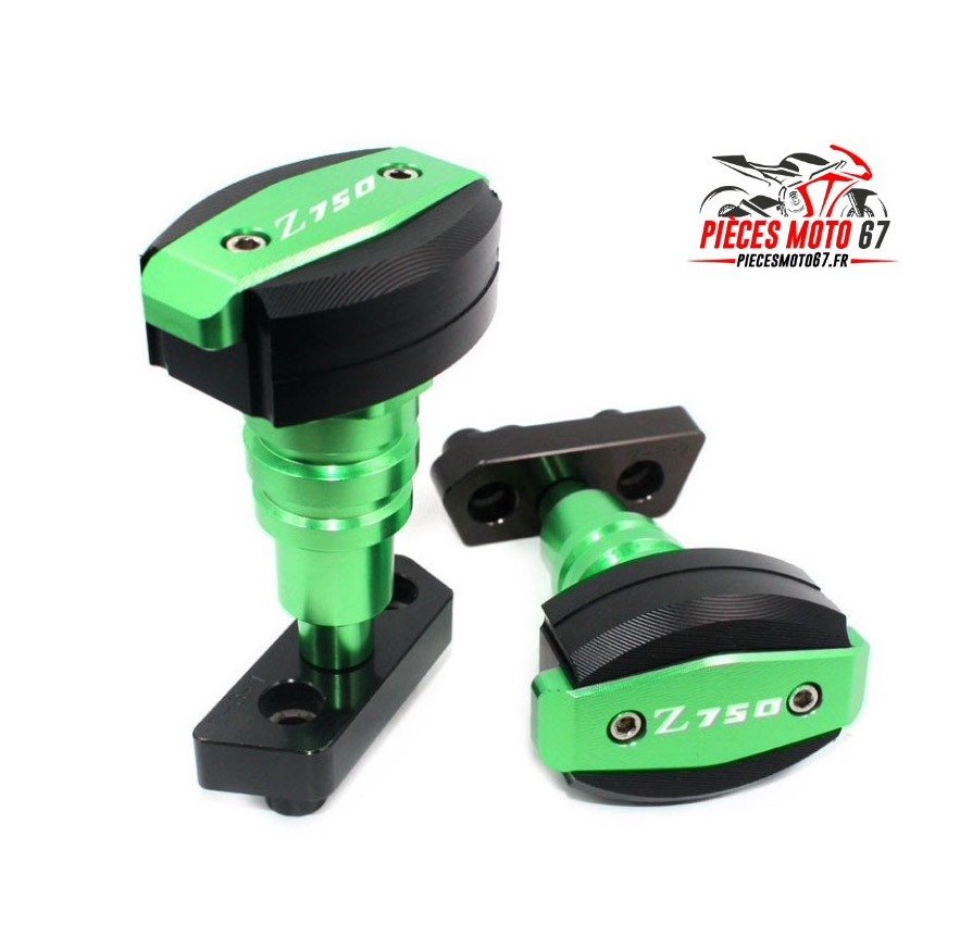 Tampons De Protection Orange Pour Kawasaki Z750 (2007-2013) - Neufs, Marque Avdbmoto